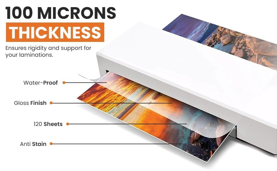 Box of 18 A4 Laminating Pouches – 100 Micron Gloss | Wholesale Bulk Pack