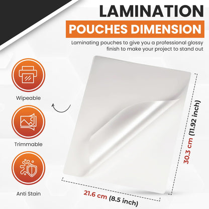 A4 Laminating Pouches 100 Micron Gloss – Box of 18 | Wholesale Bulk Pack