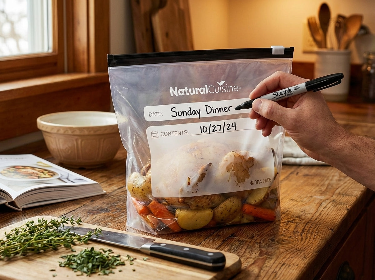 Case of 12 Slider 1 Litre Seal Ziplock Food Storage Bags – 100 Bags per Pack | BPA Free | Wholesale Bulk Pack